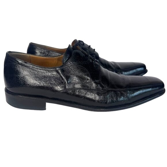 Mezlan Mens Black Leather Lace Up Dress Shoes Spain Size US 11.5 With Dust Bags main image 10